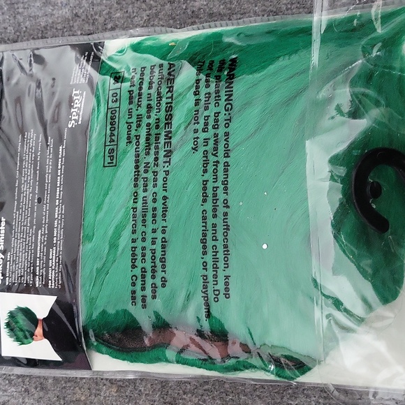 Spirit Vibrant Green Costume Wig - Picture 4 of 4